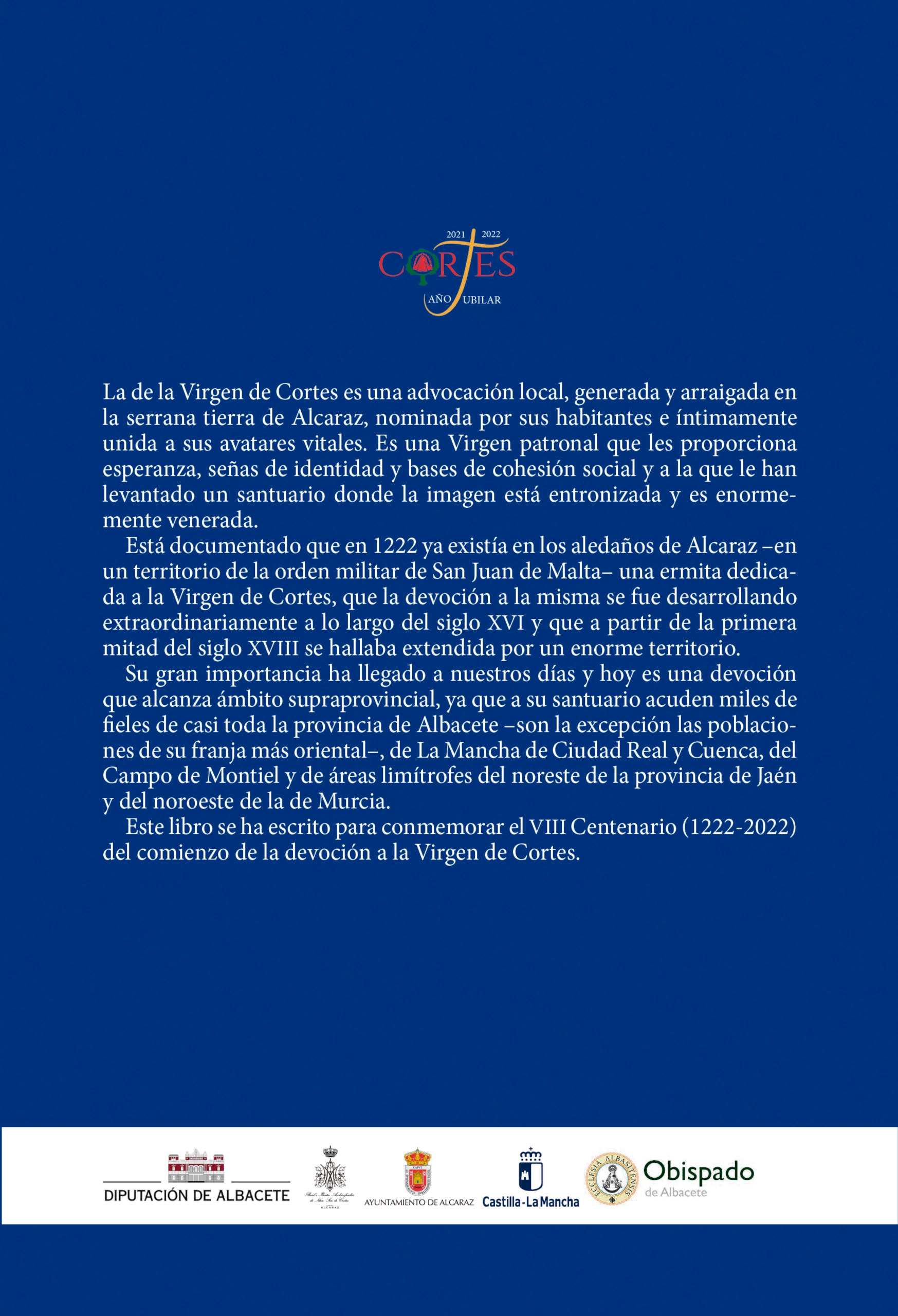 Ochocientos años de devoción a la Virgen de Cortes. Alcaraz (1222-2022)